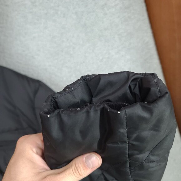 Marc New York Jacket Womens Xl Black Down Puffer Parka Hooded Faux Fur - Picture 4 of 13